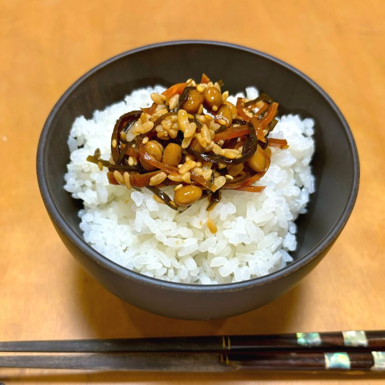 納豆麹（腸活レシピ）、樽仕込み醤油使用
