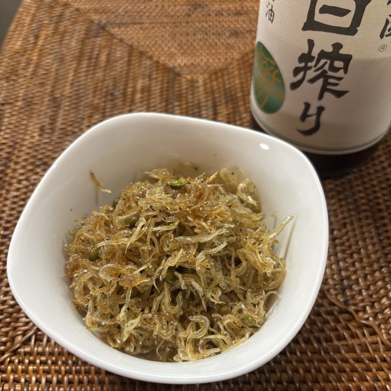 ちりめん山椒（湯浅醤油 白搾りを使用して上品に、レシピ）