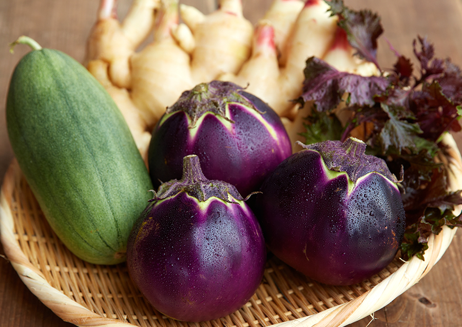 金山寺味噌につかっている野菜